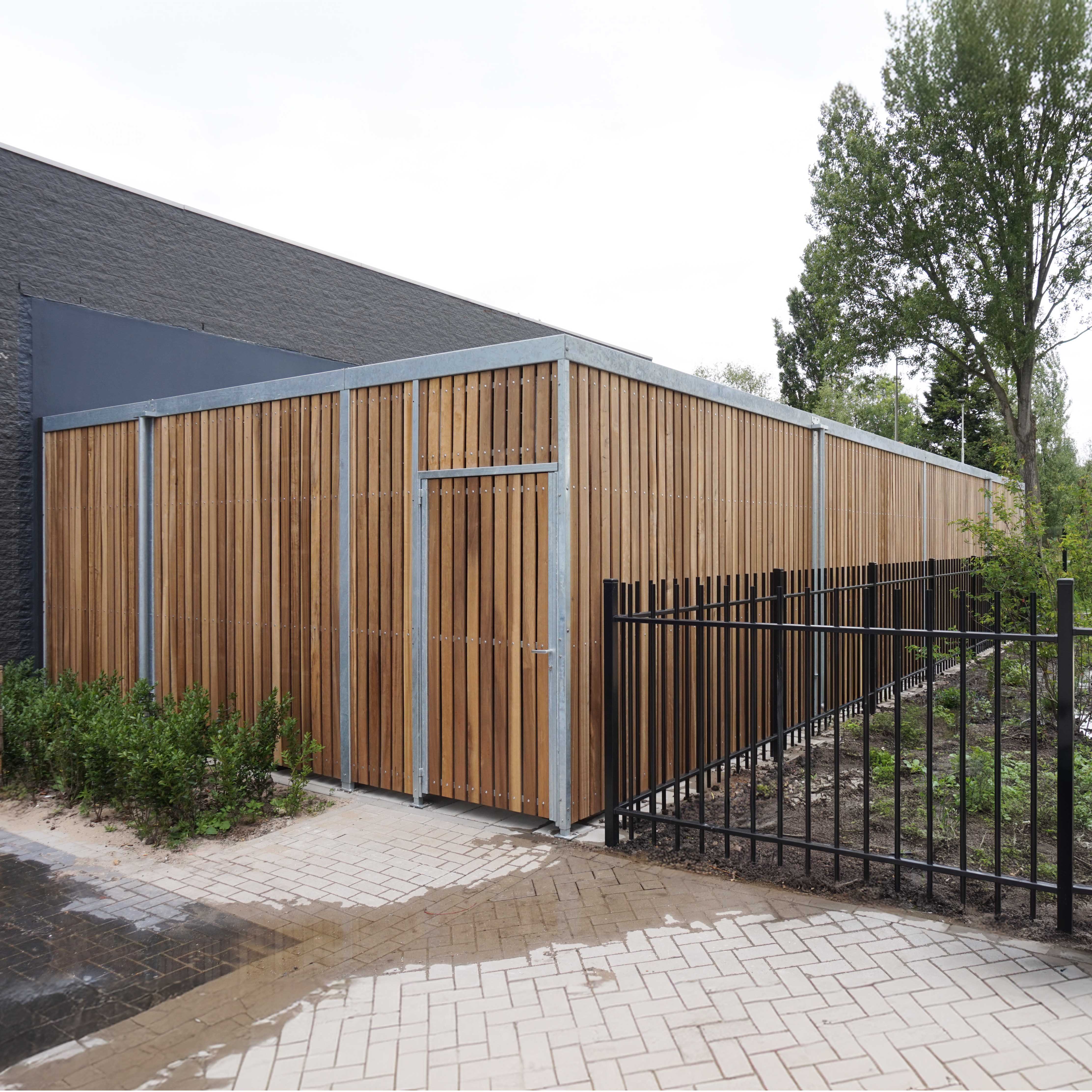 Large Timber Clad Storage Shelter
